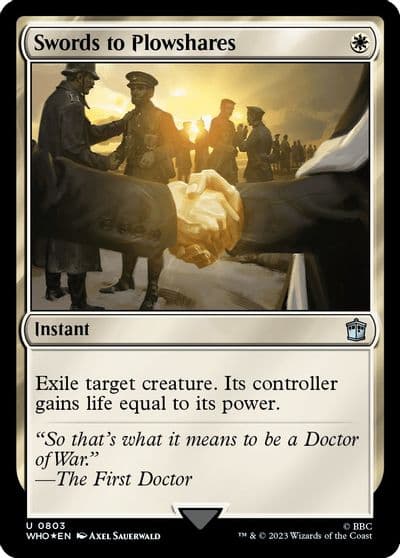 Swords to Plowshares Surge Foil Universes Beyond: Doctor Who Magic card