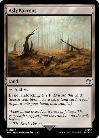 Ash Barrens Surge Foil Universes Beyond: Doctor Who Magic card