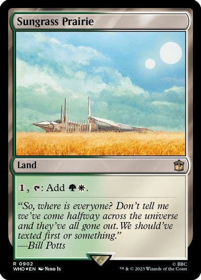 Sungrass Prairie Surge Foil Universes Beyond: Doctor Who Magic card