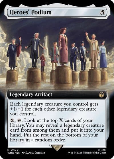 Heroes Podium Extended Art Universes Beyond: Doctor Who Magic card