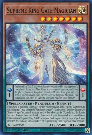 Supreme King Gate Magician Age of Overlord Yu-Gi-Oh! card