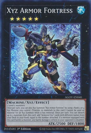 Xyz Armor Fortress Age of Overlord Yu-Gi-Oh! card