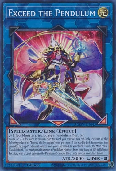Exceed the Pendulum Age of Overlord Yu-Gi-Oh! card