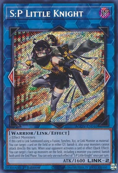SP Little Knight Age of Overlord Yu-Gi-Oh! card