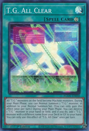 TG All Clear Age of Overlord Yu-Gi-Oh! card
