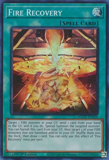 Fire Recovery Age of Overlord Yu-Gi-Oh! card