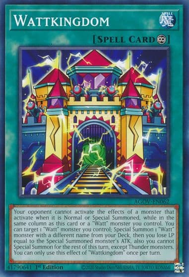 Wattkingdom Age of Overlord Yu-Gi-Oh! card