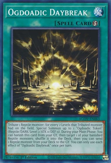 Ogdoadic Daybreak Age of Overlord Yu-Gi-Oh! card