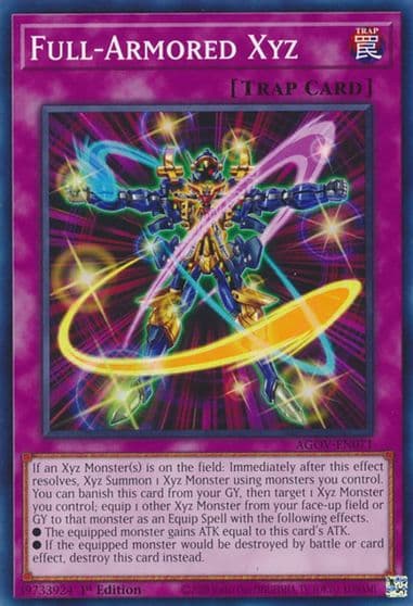 Full Armored Xyz Age of Overlord Yu-Gi-Oh! card
