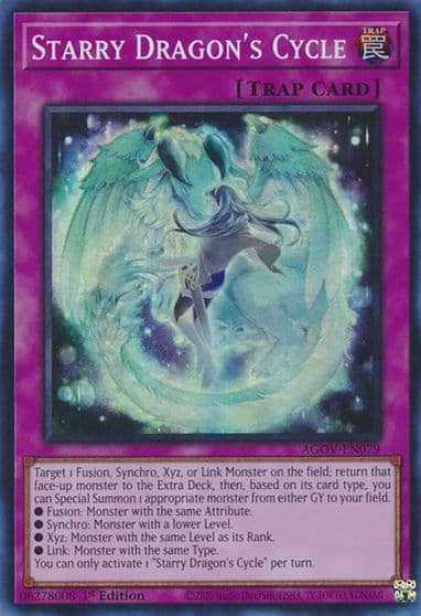Starry Dragons Cycle Age of Overlord Yu-Gi-Oh! card