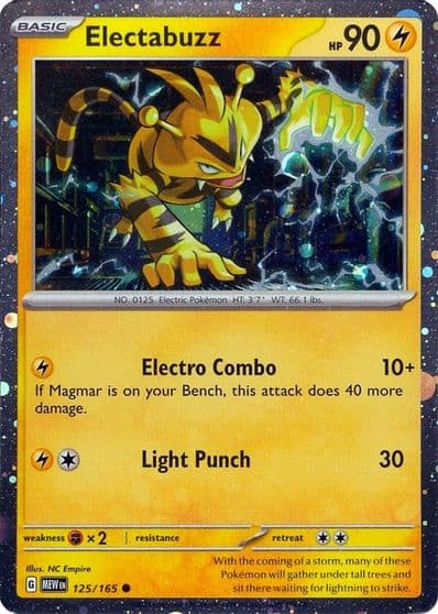 Electabuzz (Cosmos Holo) Miscellaneous Cards & Products Pokemon card