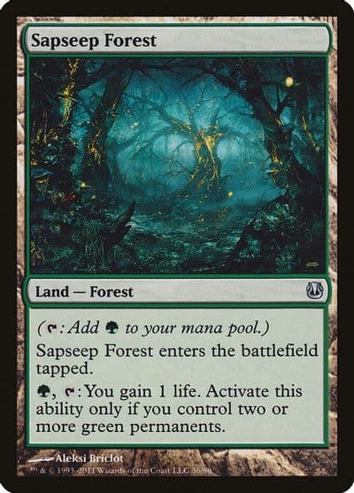 Sapseep Forest Duel Decks: Ajani vs. Nicol Bolas Magic card