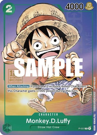 MonkeyDLuffy 037 1st Anniversary Tournament One Piece Promotion Cards One Piece card