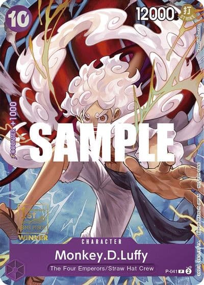 MonkeyDLuffy 041 1st Anniversary Tournament One Piece Promotion Cards One Piece card