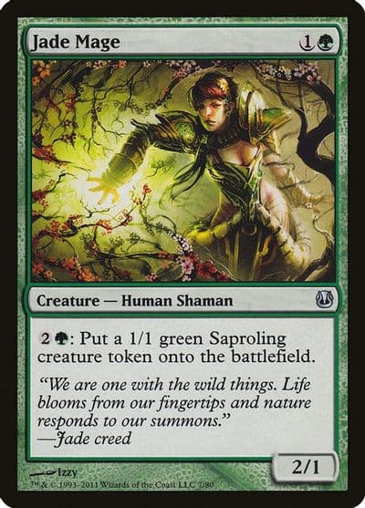 Jade Mage Duel Decks: Ajani vs. Nicol Bolas Magic card