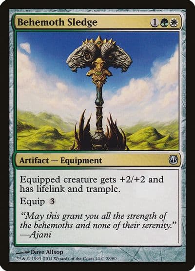 Behemoth Sledge Duel Decks: Ajani vs. Nicol Bolas Magic card
