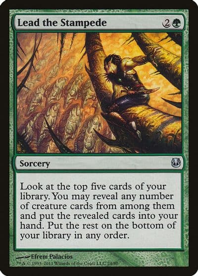 Lead the Stampede Duel Decks: Ajani vs. Nicol Bolas Magic card