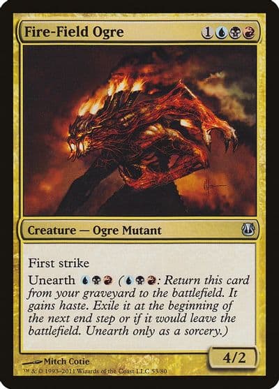 Fire Field Ogre Duel Decks: Ajani vs. Nicol Bolas Magic card