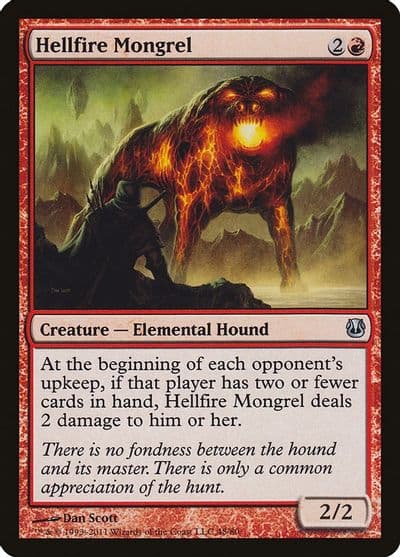 Hellfire Mongrel Duel Decks: Ajani vs. Nicol Bolas Magic card