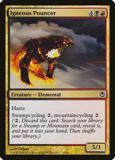 Igneous Pouncer Duel Decks: Ajani vs. Nicol Bolas Magic card