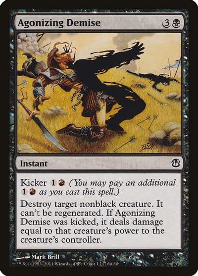 Agonizing Demise Duel Decks: Ajani vs. Nicol Bolas Magic card