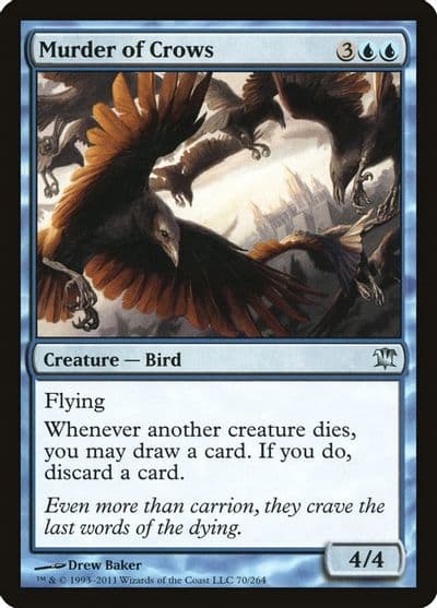 Murder of Crows Innistrad Magic card