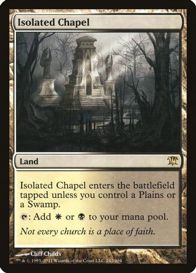 Isolated Chapel Innistrad Magic card