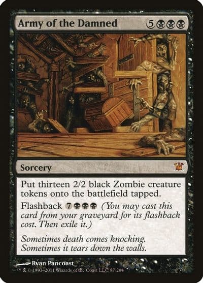 Army of the Damned Innistrad Magic card