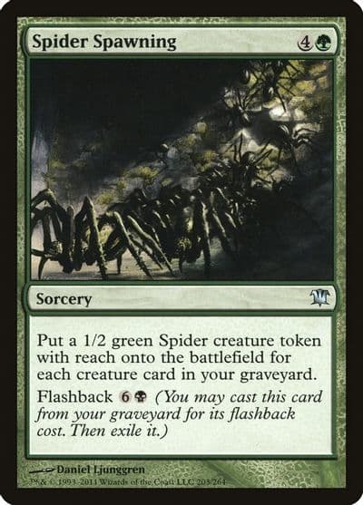 Spider Spawning Innistrad Magic card