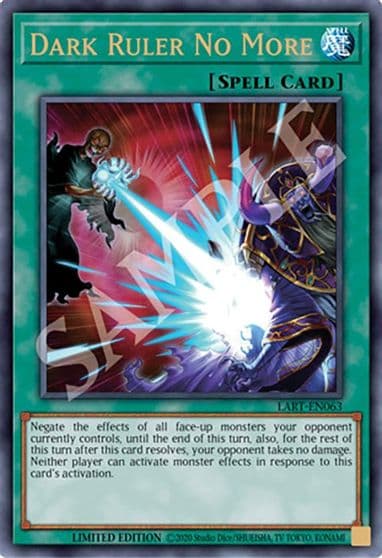 Dark Ruler No More The Lost Art Promotion Yu-Gi-Oh! card