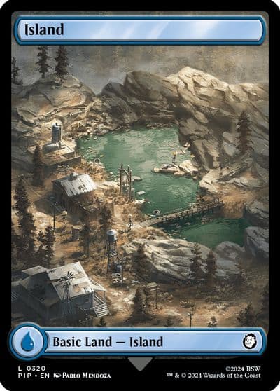 Island 0320 Universes Beyond: Fallout Magic card
