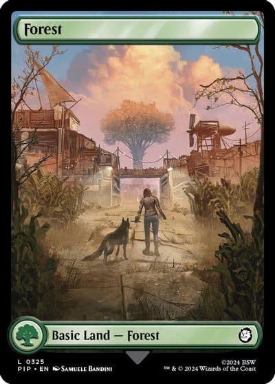 Forest 0325 Universes Beyond: Fallout Magic card
