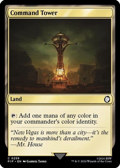 Command Tower Universes Beyond: Fallout Magic card