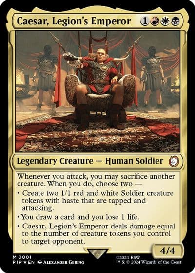 Caesar Legions Emperor Universes Beyond: Fallout Magic card