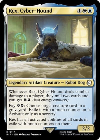 Rex Cyber Hound Universes Beyond: Fallout Magic card