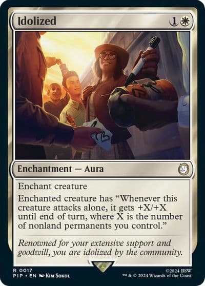 Idolized Universes Beyond: Fallout Magic card