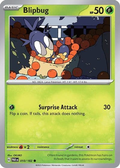 Blipbug SV04: Paradox Rift Pokemon card
