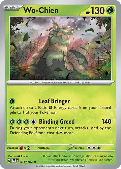 Wo-Chien SV04: Paradox Rift Pokemon card