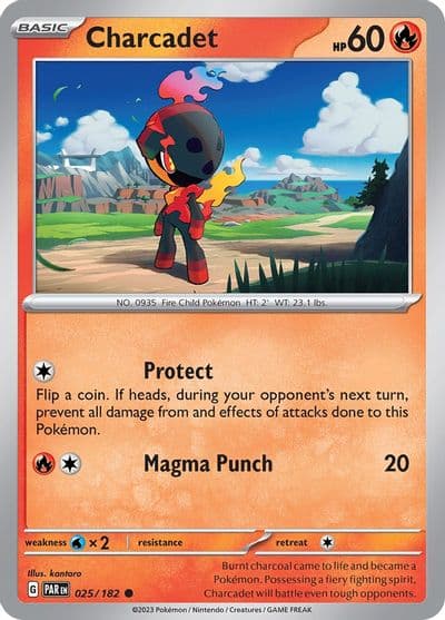 Charcadet SV04: Paradox Rift Pokemon card