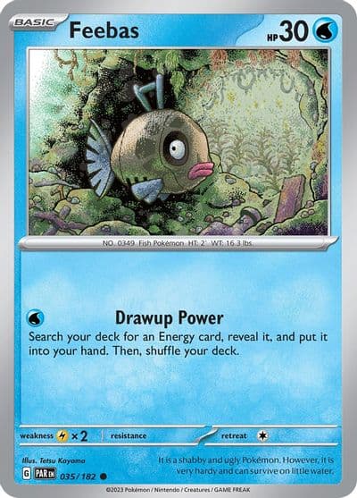 Feebas SV04: Paradox Rift Pokemon card