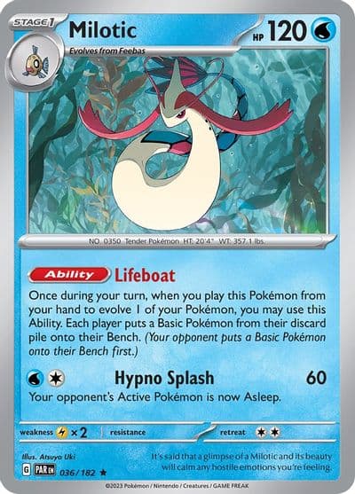 Milotic SV04: Paradox Rift Pokemon card
