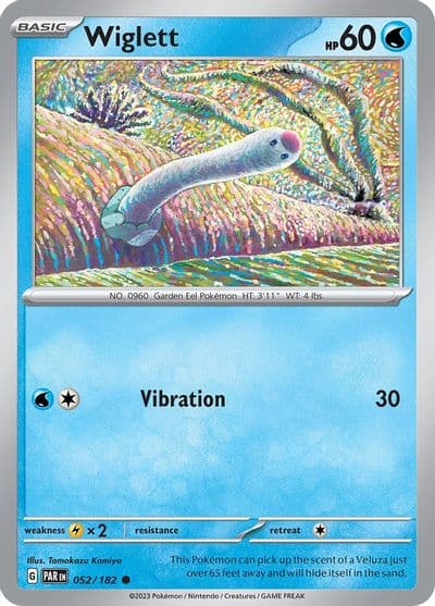 Wiglett SV04: Paradox Rift Pokemon card