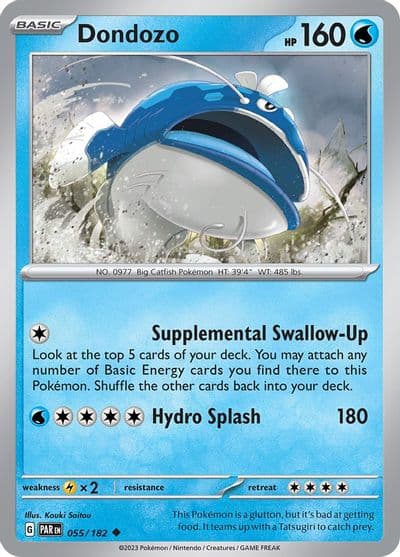 Dondozo SV04: Paradox Rift Pokemon card