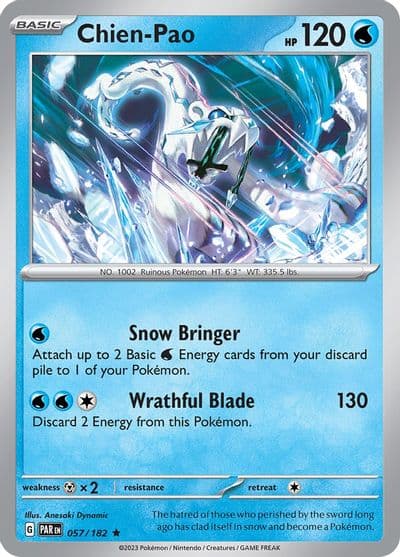 Chien-Pao SV04: Paradox Rift Pokemon card