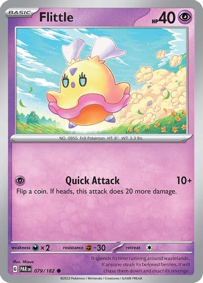 Flittle SV04: Paradox Rift Pokemon card