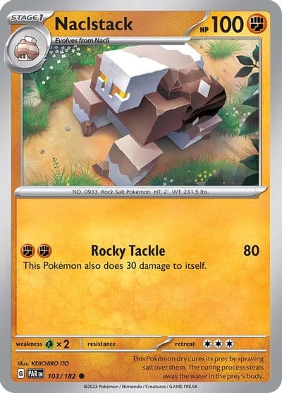 Naclstack SV04: Paradox Rift Pokemon card