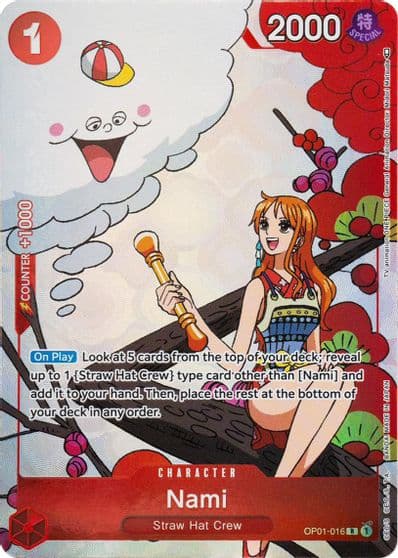 Nami Gift Collection 2023 One Piece Promotion Cards One Piece card