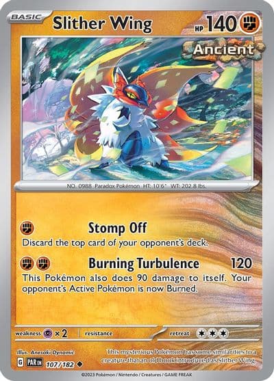 Slither Wing SV04: Paradox Rift Pokemon card