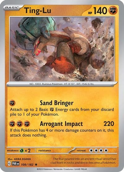 Ting-Lu SV04: Paradox Rift Pokemon card