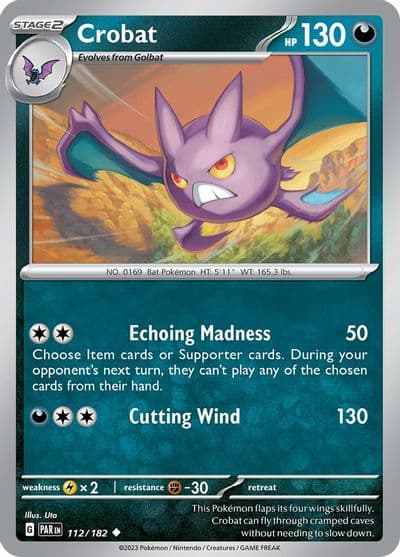 Crobat SV04: Paradox Rift Pokemon card